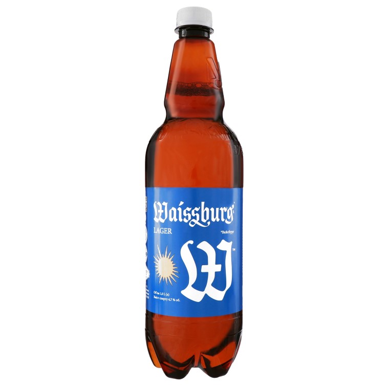 Пиво Waissburg Lager світле, 4,7%, 1 л (459005) - фото 1