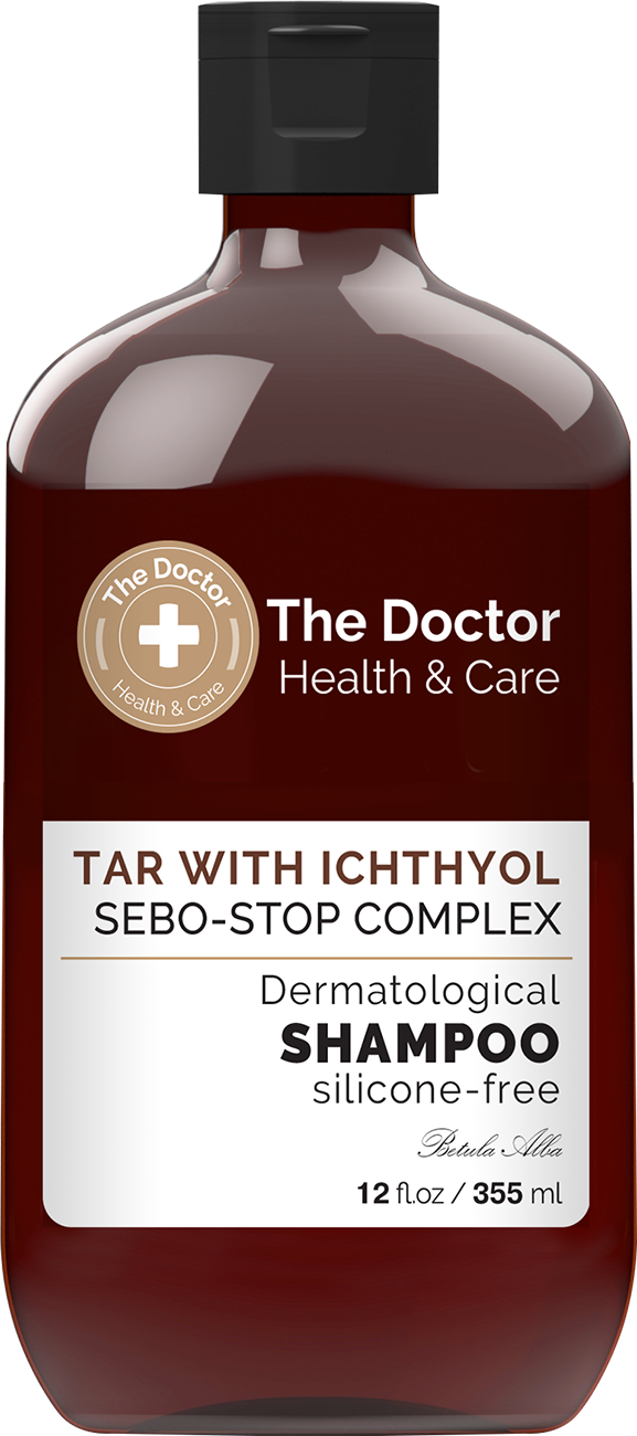 Шампунь The Doctor Health & Care Tar With Ichthyol + Sebo-Stop Complex Shampoo, 355 мл - фото 1