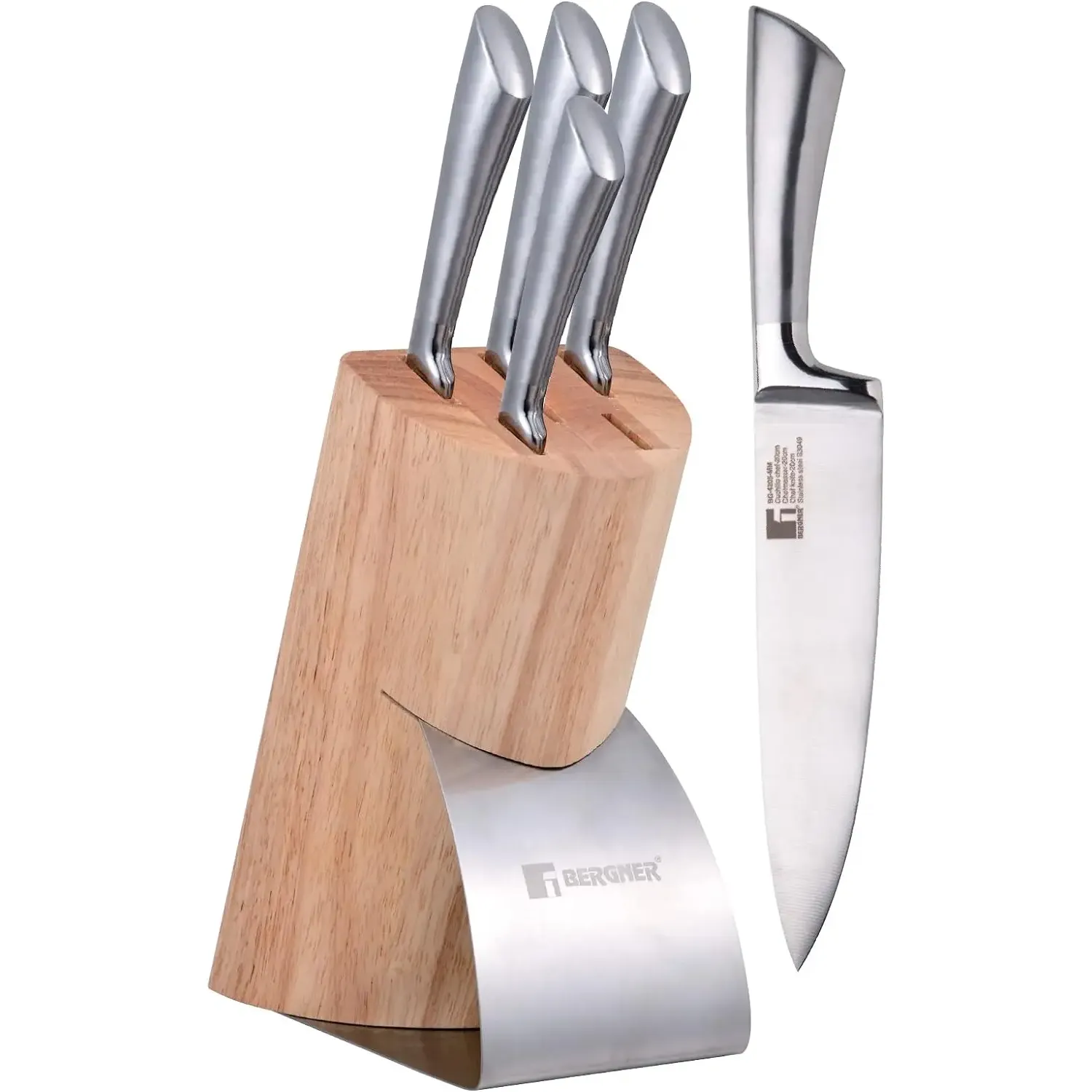 Набір ножів Bergner Reliant 6 предметів (BG-4205-MM) - фото 1