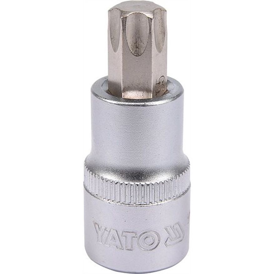 Головка торцевая Yato квадрат 1/2" TORX Т55 L=55 мм (YT-04317) - фото 1