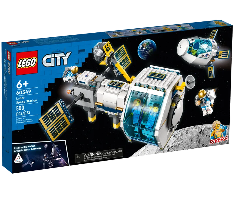 Конструктор LEGO City Лунная космическая станция, 500 деталей (60349) - фото 2