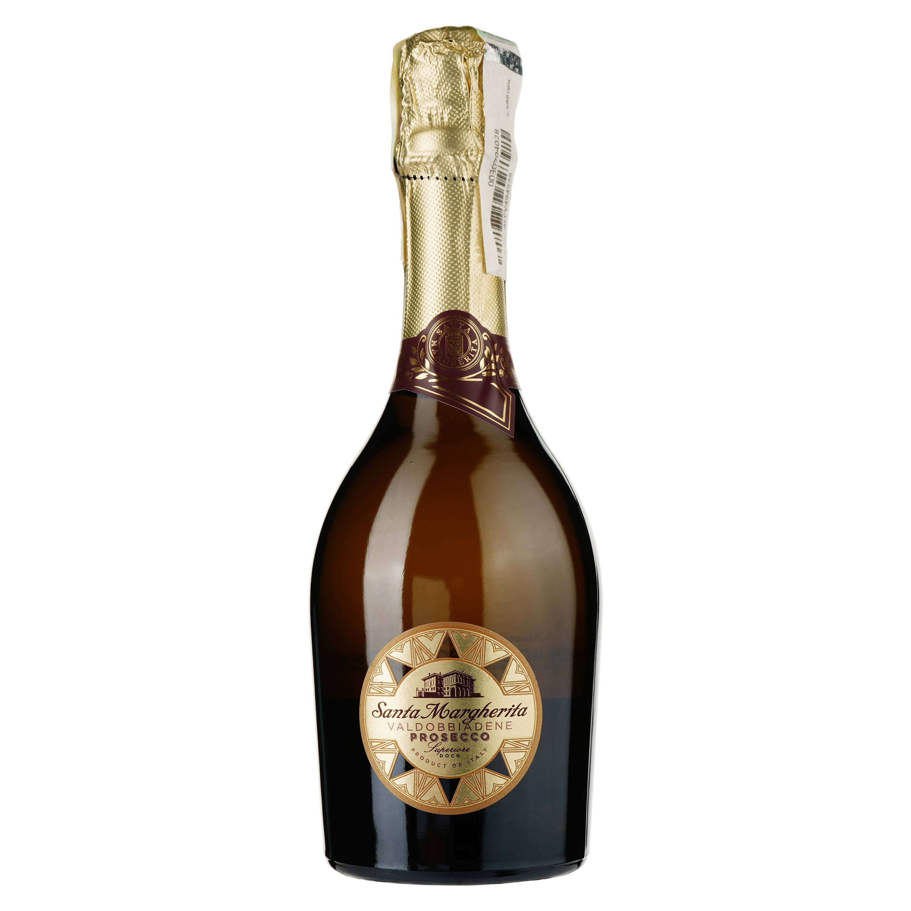 Ігристе вино Santa Margherita Valdobbiadene Prosecco Superiore DOCG, біле, брют, 11,5%, 0,375 л - фото 1