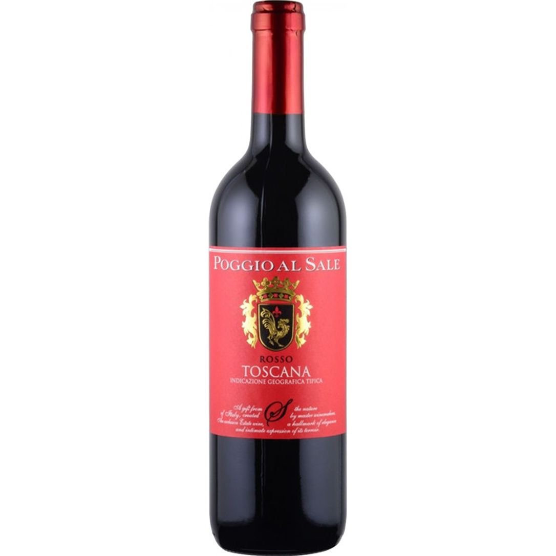 Вино Poggio al Sale Rosso Toscano IGT, красное, сухое, 0,75 л - фото 1