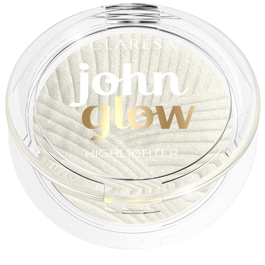 Компактний хайлайтер для обличчя Claresa John Glow, відтінок 01 (gold bar), 8 г - фото 1