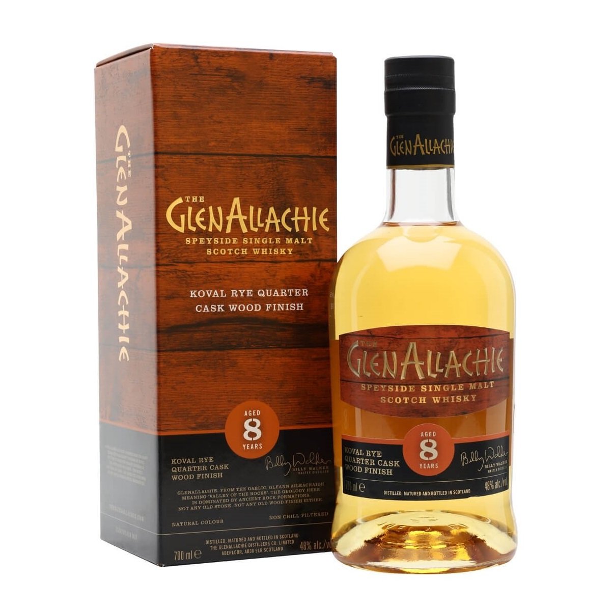 Віскі GlenAllachie Koval Quarter Casks Single Malt Scotch Whisky 8 yo, 48%, 0,7 л - фото 1