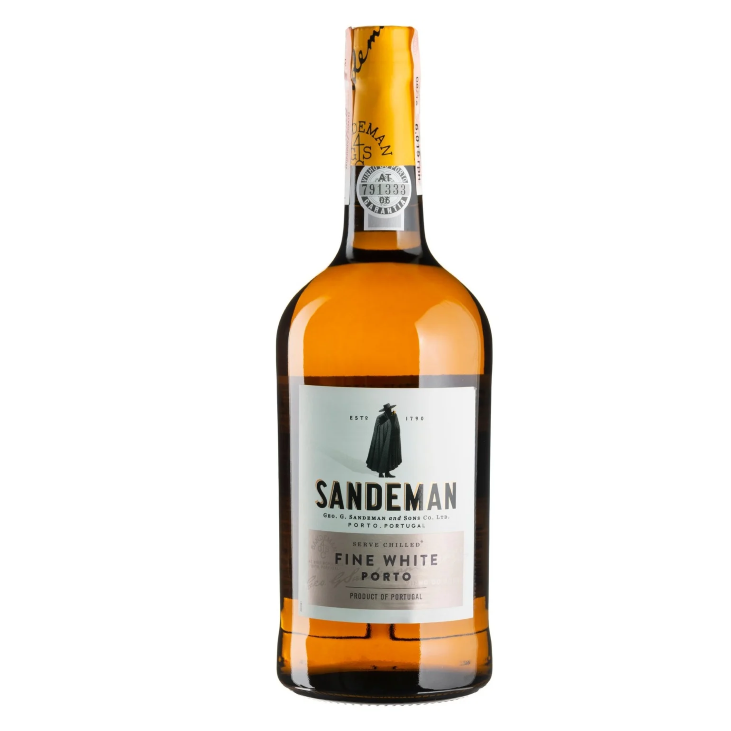 Вино Sandeman Porto White Sogrape Vinhos DO, біле, солодке, 19,5%, 0,75 л (2792) - фото 1