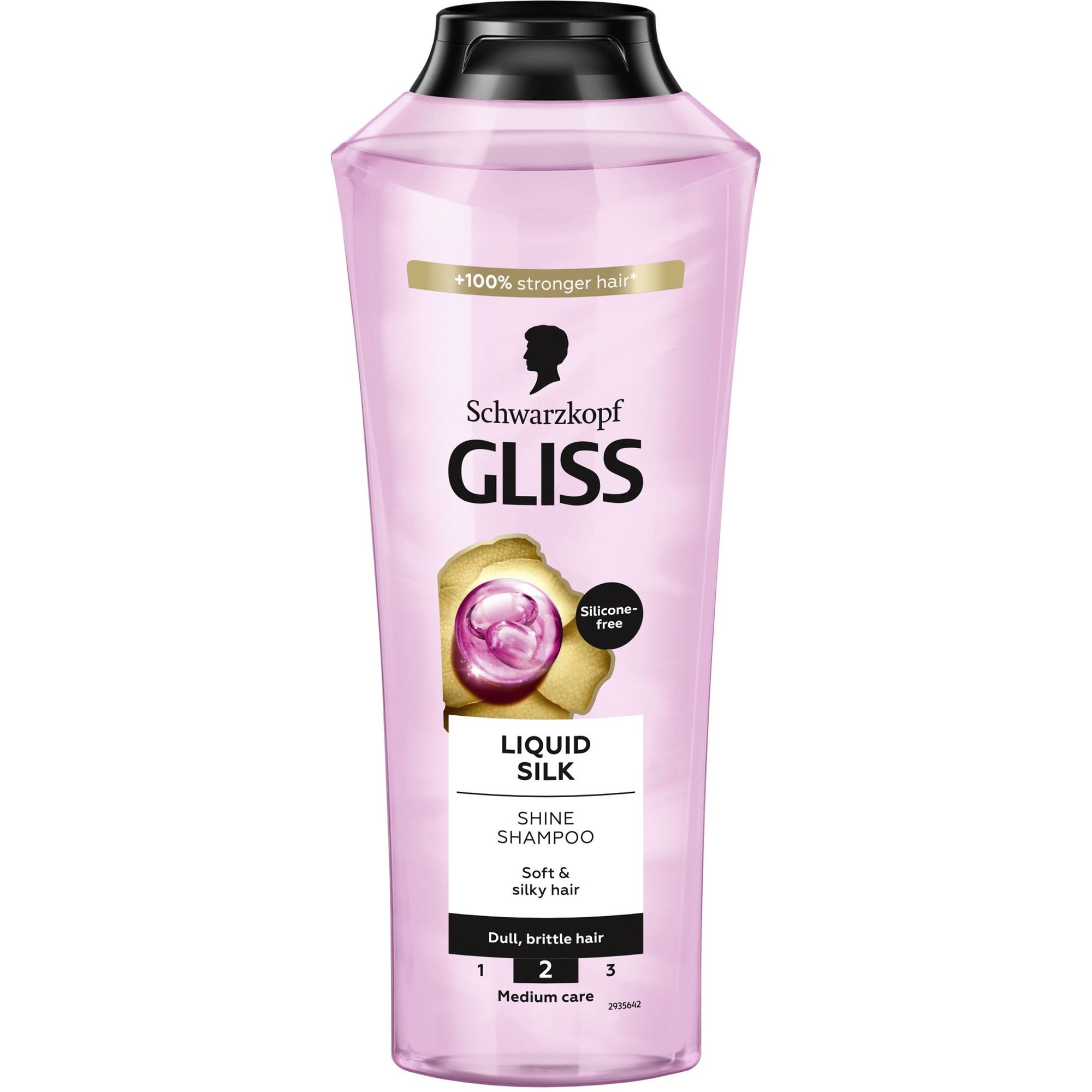 Шампунь Gliss Liquid Silk для блиску ламкого і тьмяного волосся 400 мл - фото 1