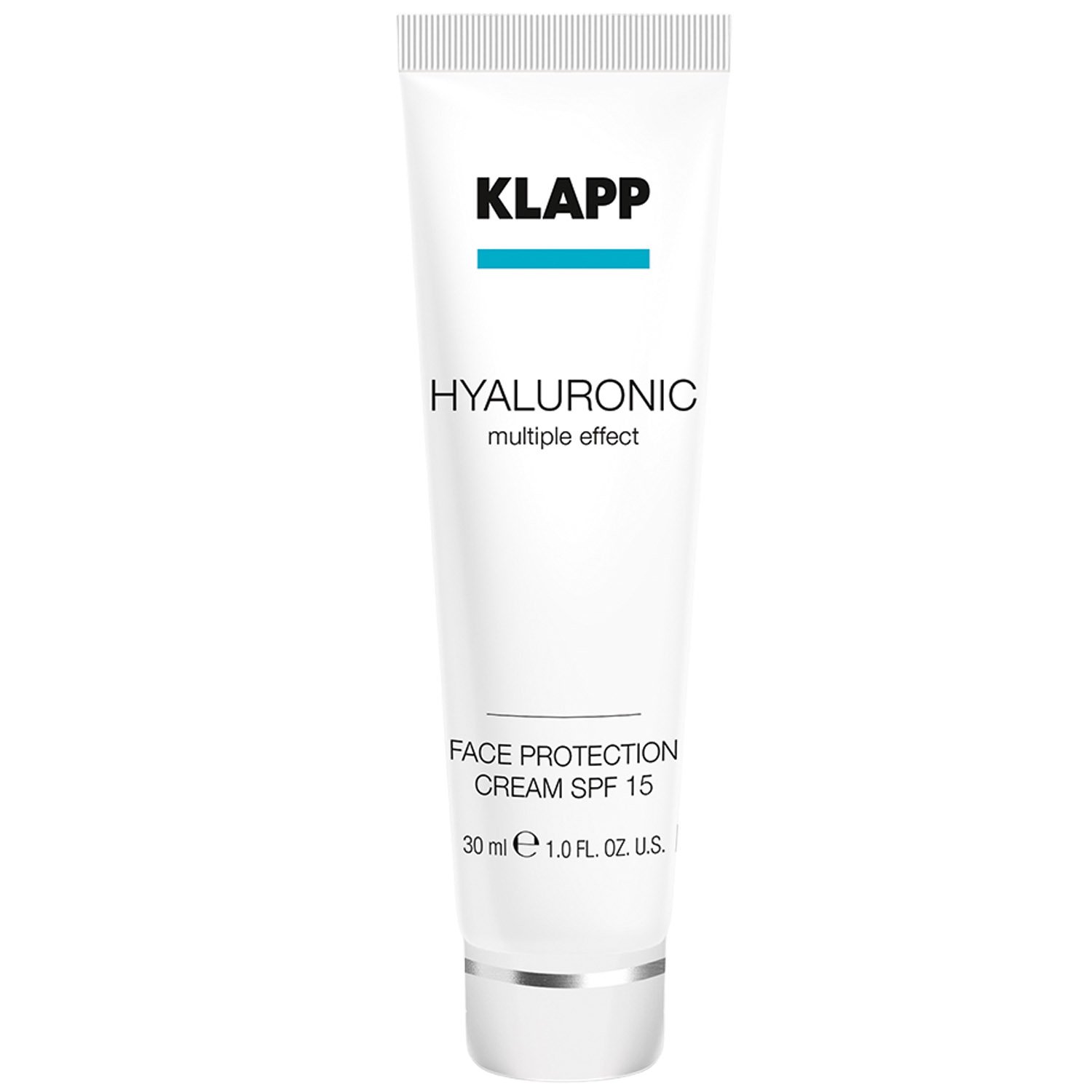 Крем для лица Klapp Hyaluronic Multiple Effect Face Protection Cream SPF15, 30 мл - фото 1