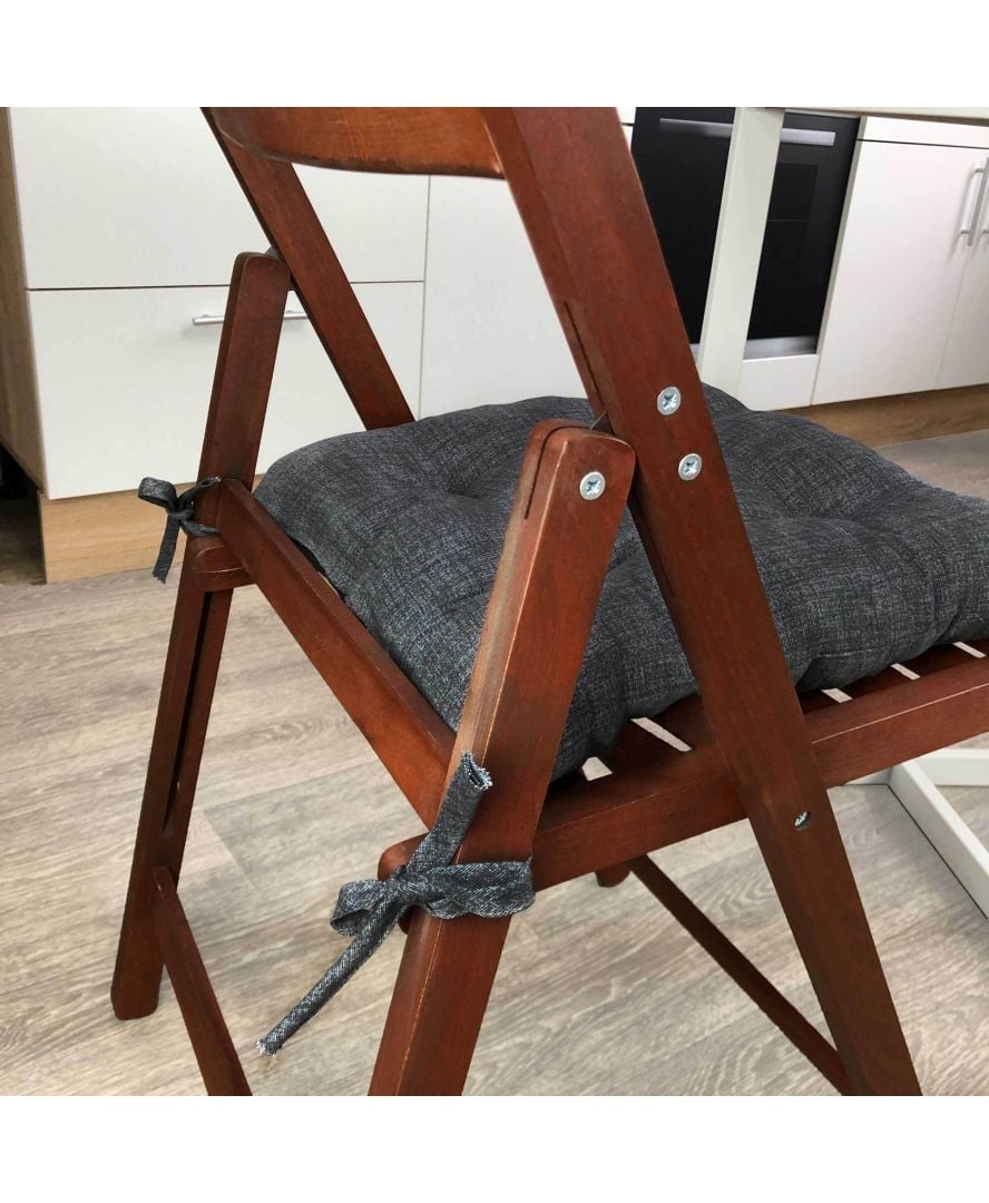 Подушка для стула Прованс Black Milan, 40х40 см, черный (23617) - фото 2