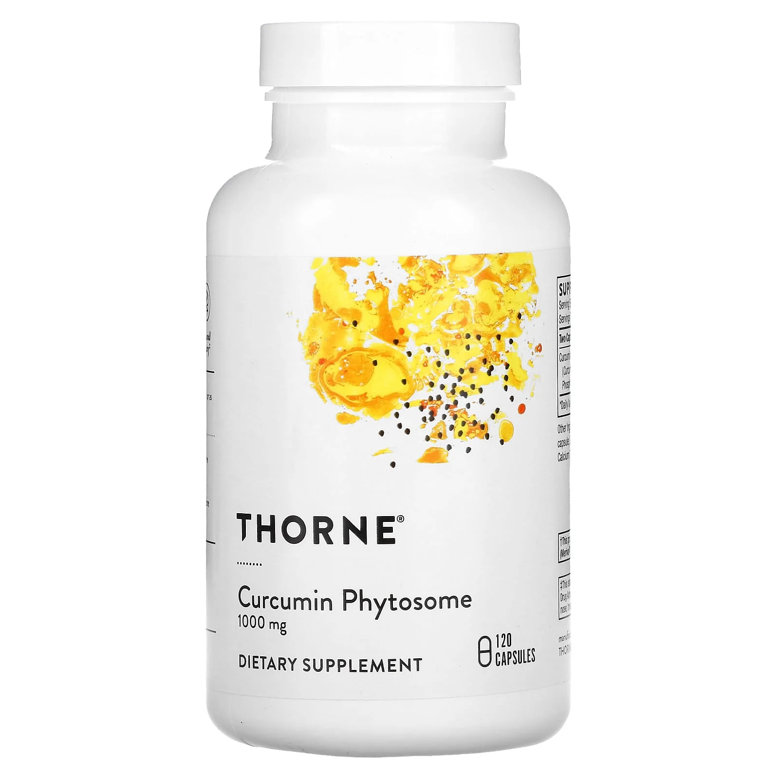 Фитосомы куркумина Thorne Research Curcumin Phytosome 1000 мг 120 капсул - фото 1