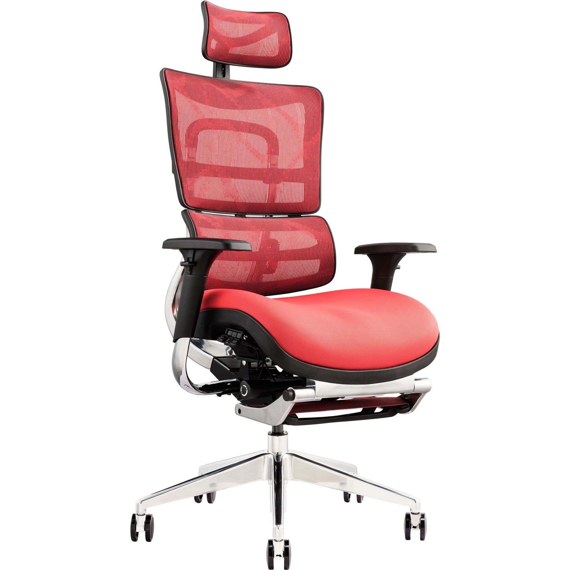 Офисное кресло GT Racer X-802L (W-72 B-42), красное (X-802L Red (W-72 B-42)) - фото 1
