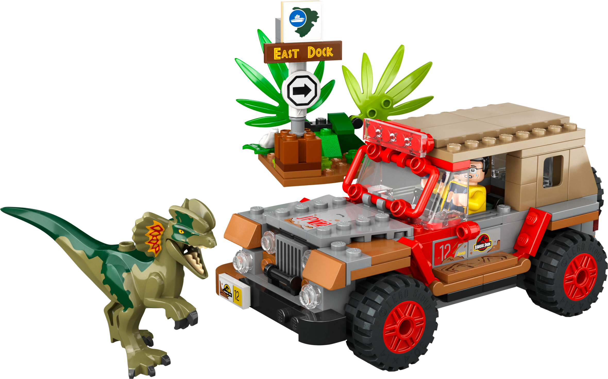 Конструктор LEGO Jurassic World Засада дилофозавра, 211 деталь (76958) - фото 2