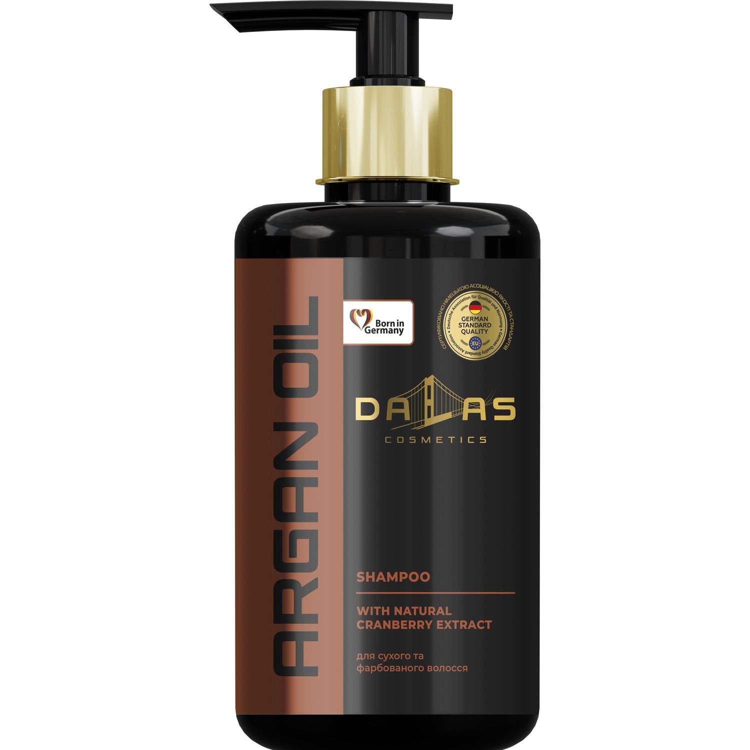 Шампунь Dalas Argan Oil з натуральною витяжкою журавлини та аргановою олією 1 л - фото 1