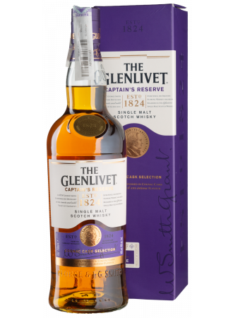 Віскі Glenlivet Captain's Reserve Single Malt Scotch Whisky 40% 0.7 л в подарунковій упаковці - фото 1