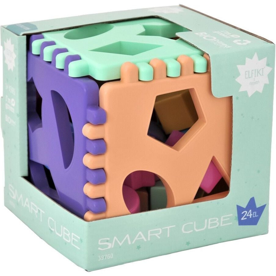 Розвиваюча іграшка сортер Elfiki Smart cube 24 елементи (39760) - фото 2