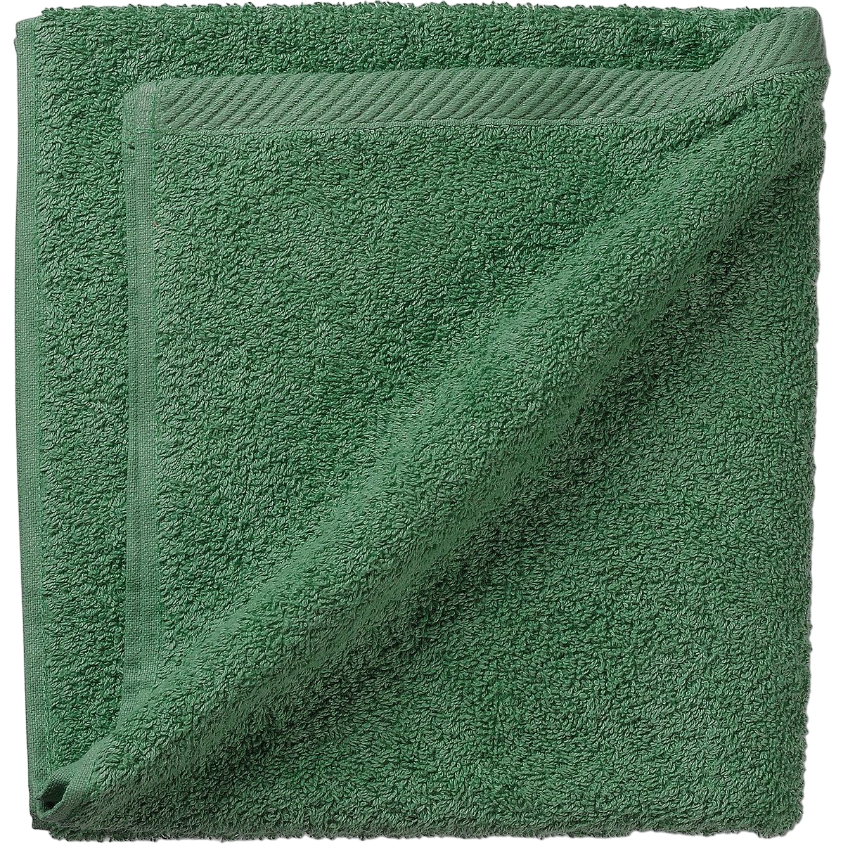 Полотенце махровое Kela Ladessa 70х140 см зеленые листья (24595) - фото 1