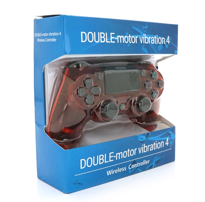 Геймпад джойстик Doubleshock Wireless PS4 Double Motor Vibration DualShock 4 Dark-Red - фото 5