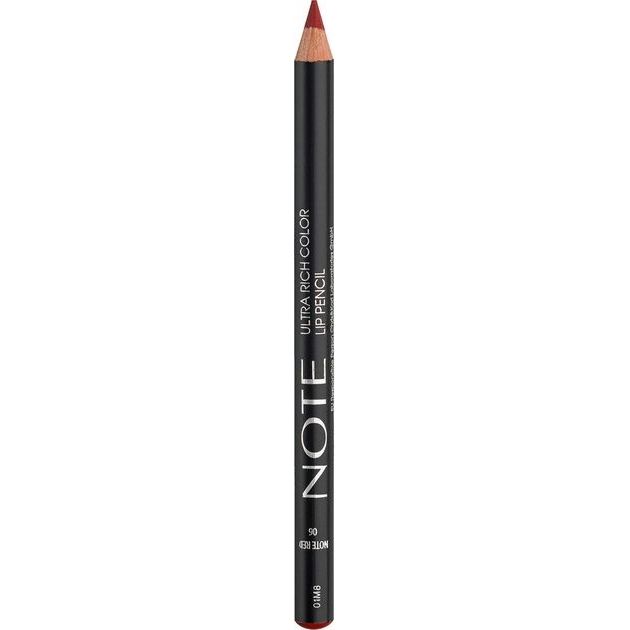 Карандаш для губ Note Cosmetique Ultra Rich Color Lip Pencil тон 6 (Red) 1.1 г - фото 2