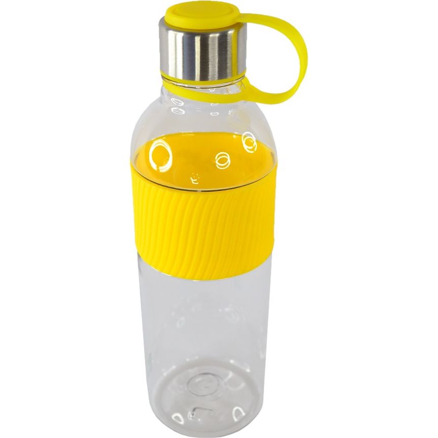 Бутылка для воды Line Art Limpid 850 мл желтая (20222LA-05) - фото 3