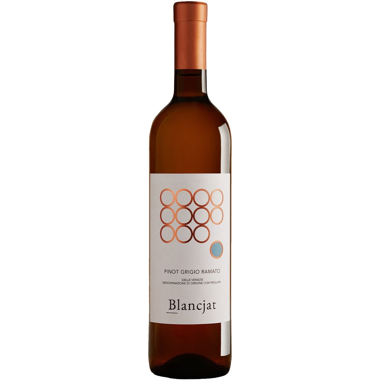 Вино Blancjat Pinot Grigio Ramato delle Venezie DOC 2021 белое сухое 0.75 л - фото 1