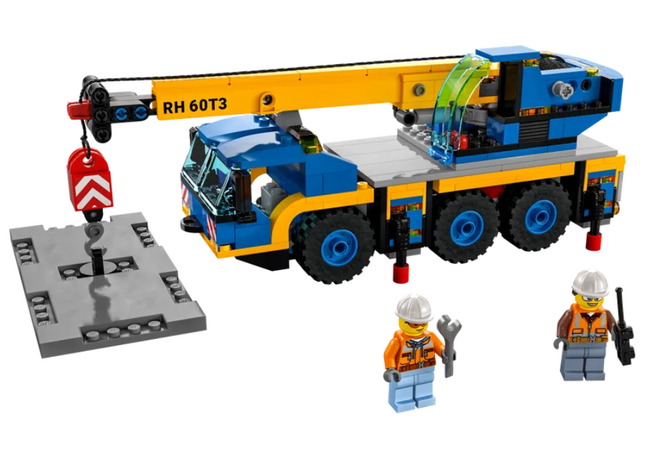 Конструктор LEGO City Мобильный кран, 340 деталей (60324) - фото 5