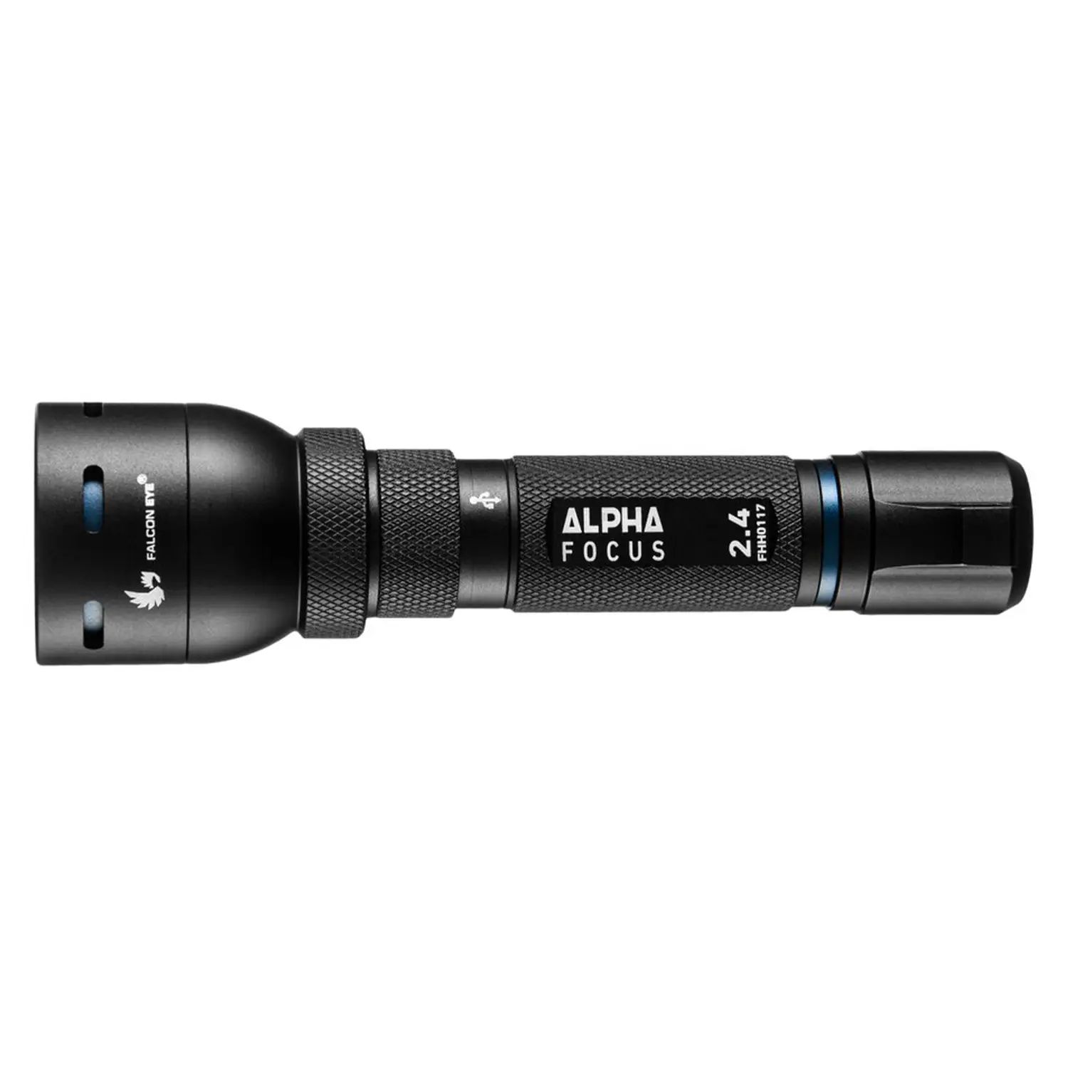 Ліхтар тактичний Falcon Eye Alpha 2.4, 500 Lm Focus USB Rechargeable (FHH0117) - фото 2