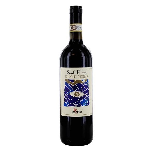 Вино La Ginestra Sant Ellero Chianti Riserva, красное, сухое, 0,75 л - фото 1