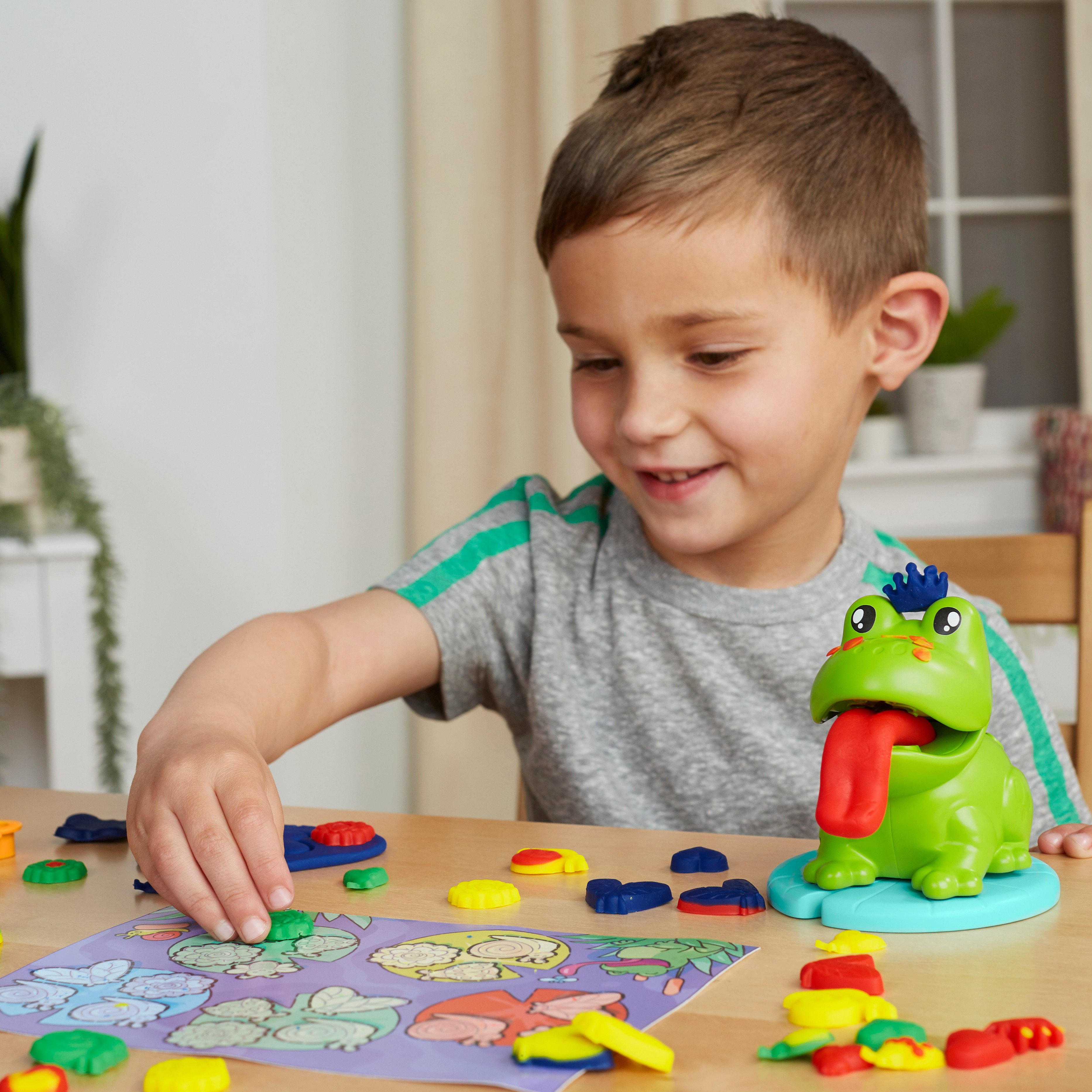 Набор для творчества с пластилином Play-Doh Лягушка и цвета (F6926) - фото 6