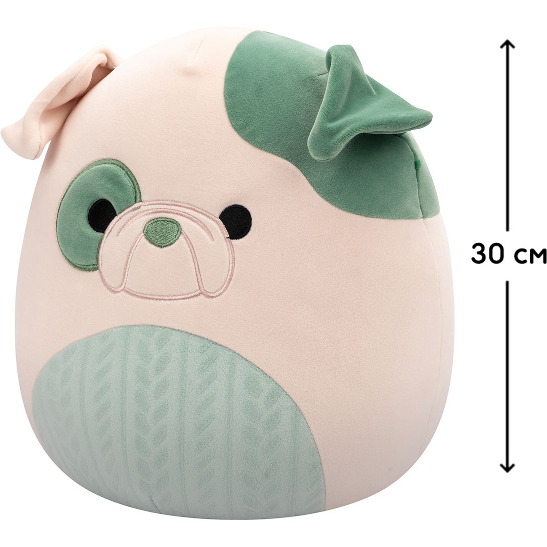 Мягкая игрушка Squishmallows Бульдог Августин 30 см (SQCR06691) - фото 6