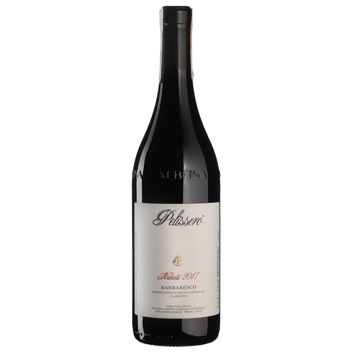 Вино Pelissero Barbaresco Nubiola 2017, червоне, сухе, 0,75 л - фото 1