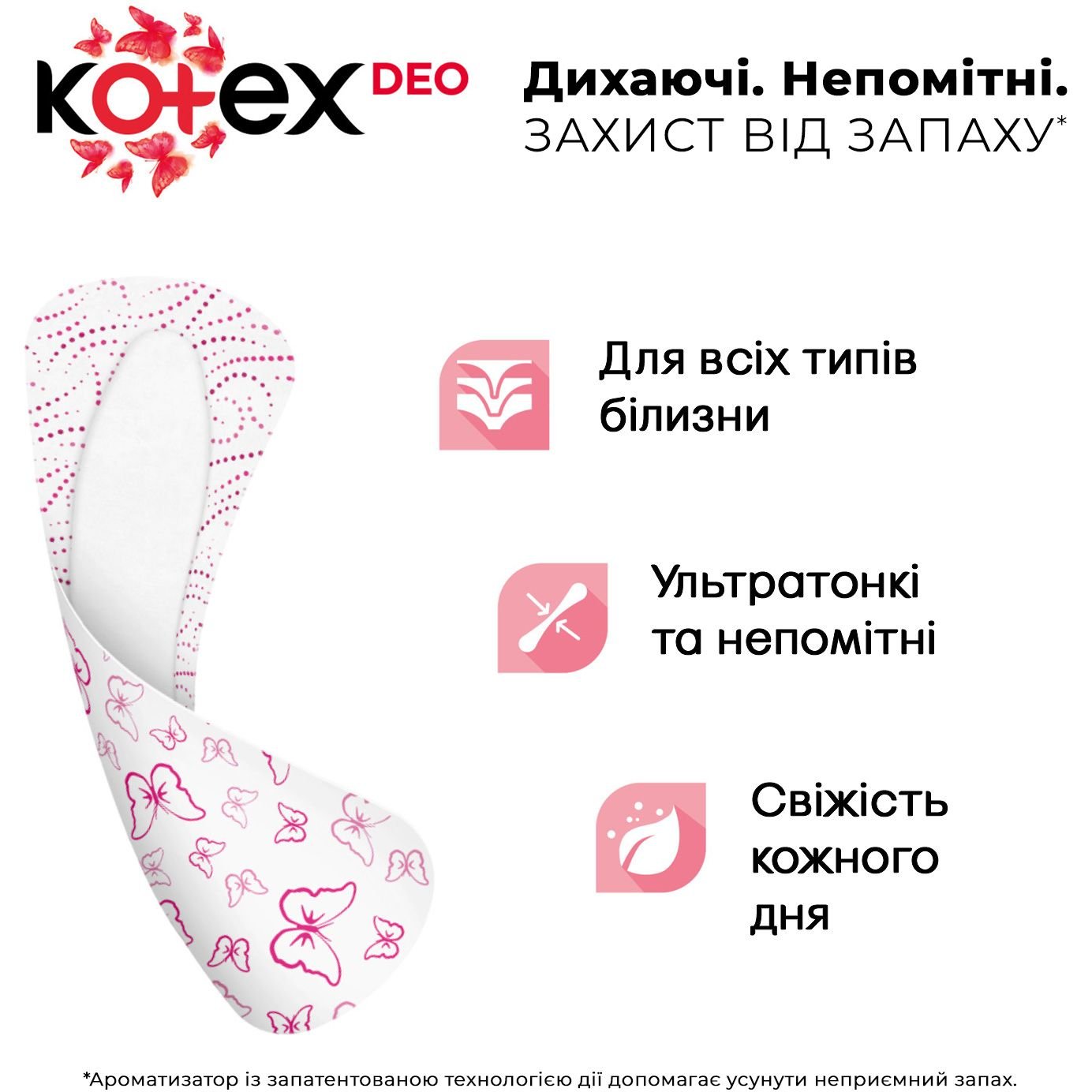 Щоденні прокладки Kotex Ultraslim Deo 56 шт. - фото 2