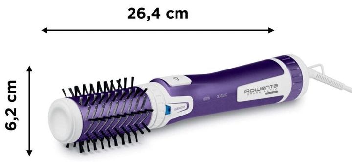 Фен-щітка Rowenta Brush Activ Volume & Shine, фіолетовий (CF9530F0) - фото 4