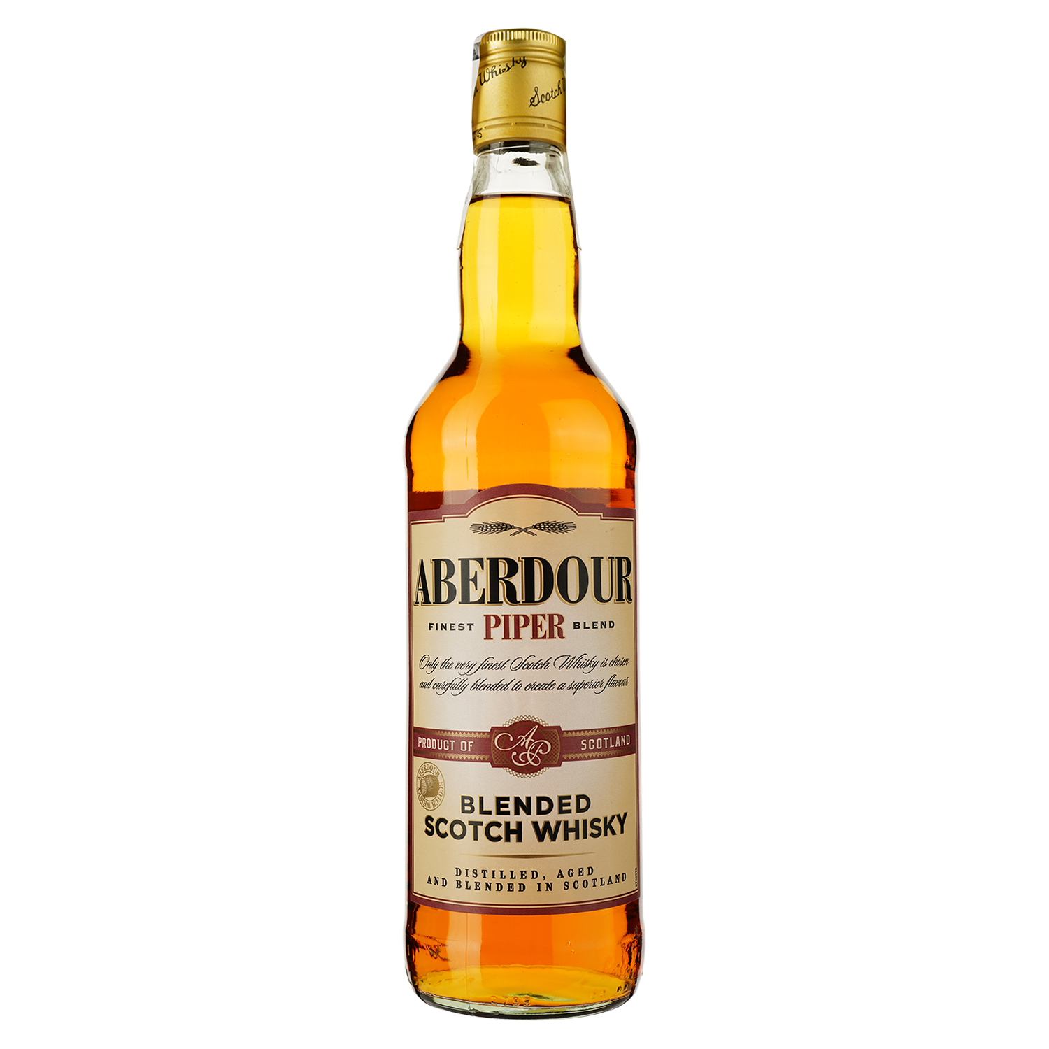 Віскі Aberdour Piper Blended Scotch Whisky, 40%, 0,7 л - фото 1