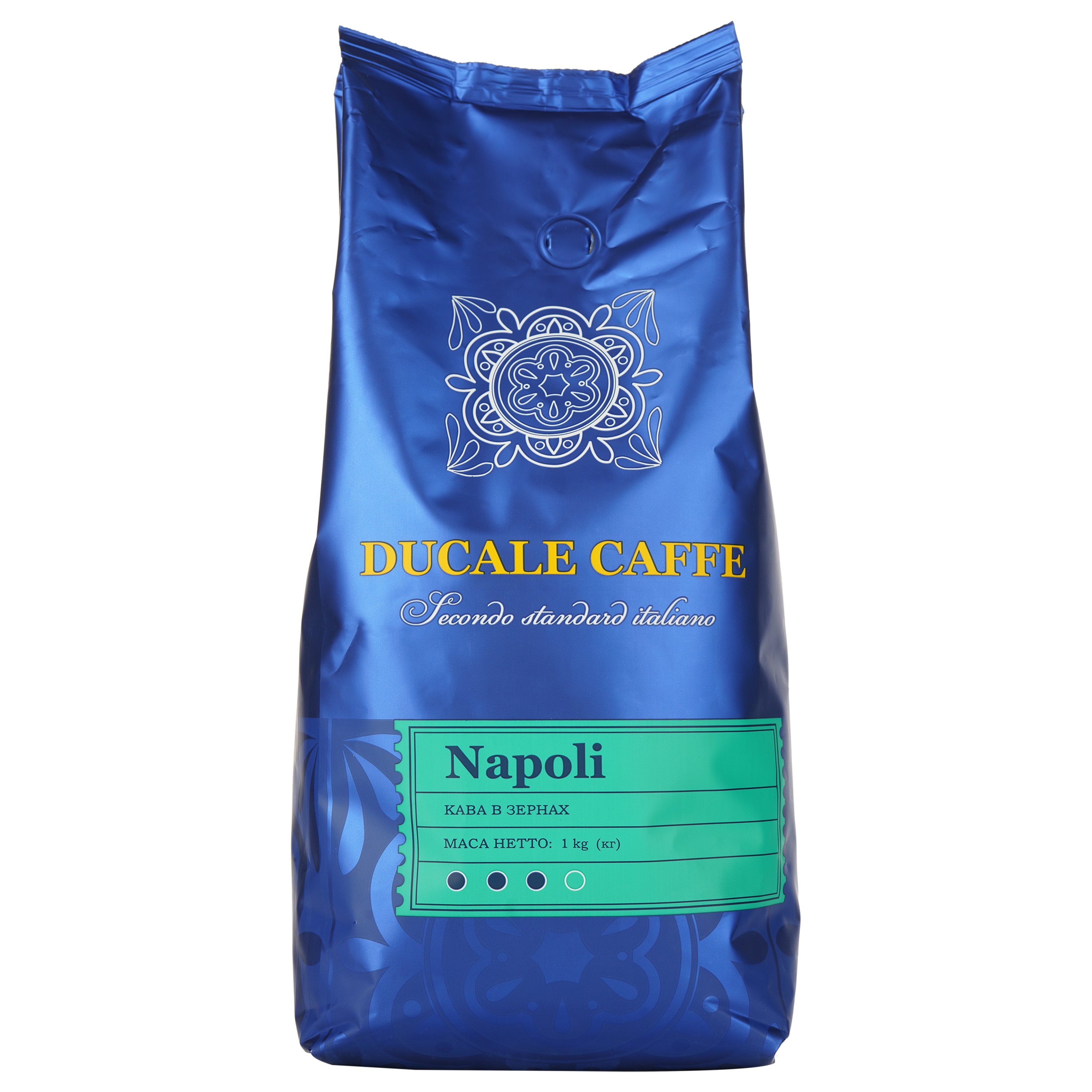 Кофе в зернах Ducale Caffe Napoli натуральный жареный 1 кг (798034) - фото 2