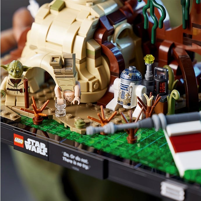 Конструктор LEGO Star Wars Dagobah Обучение джедаев Диорама, 1000 деталей (75330) - фото 6
