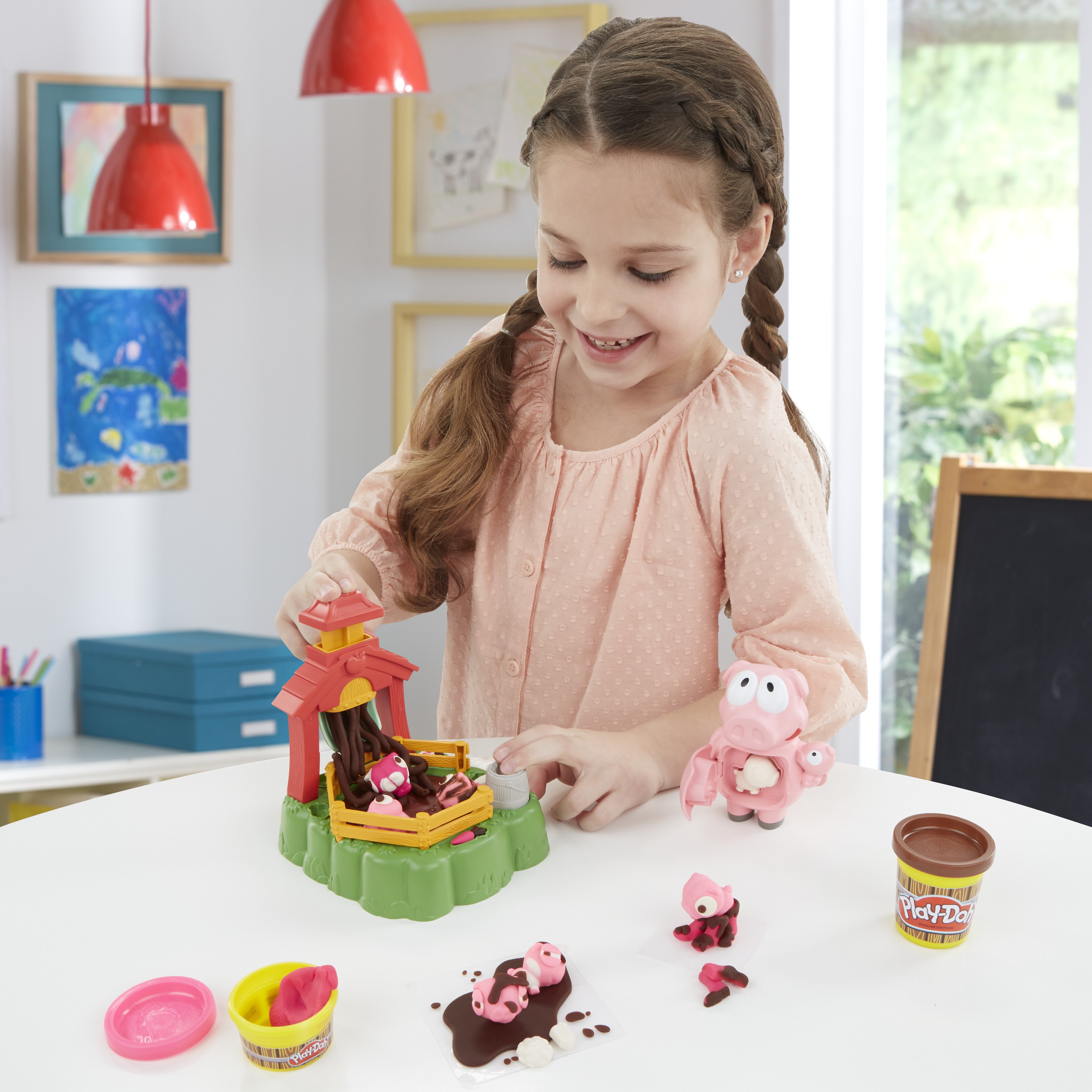 Ігровий набір Hasbro Play-Doh Пустотливі поросята (E6723) - фото 3