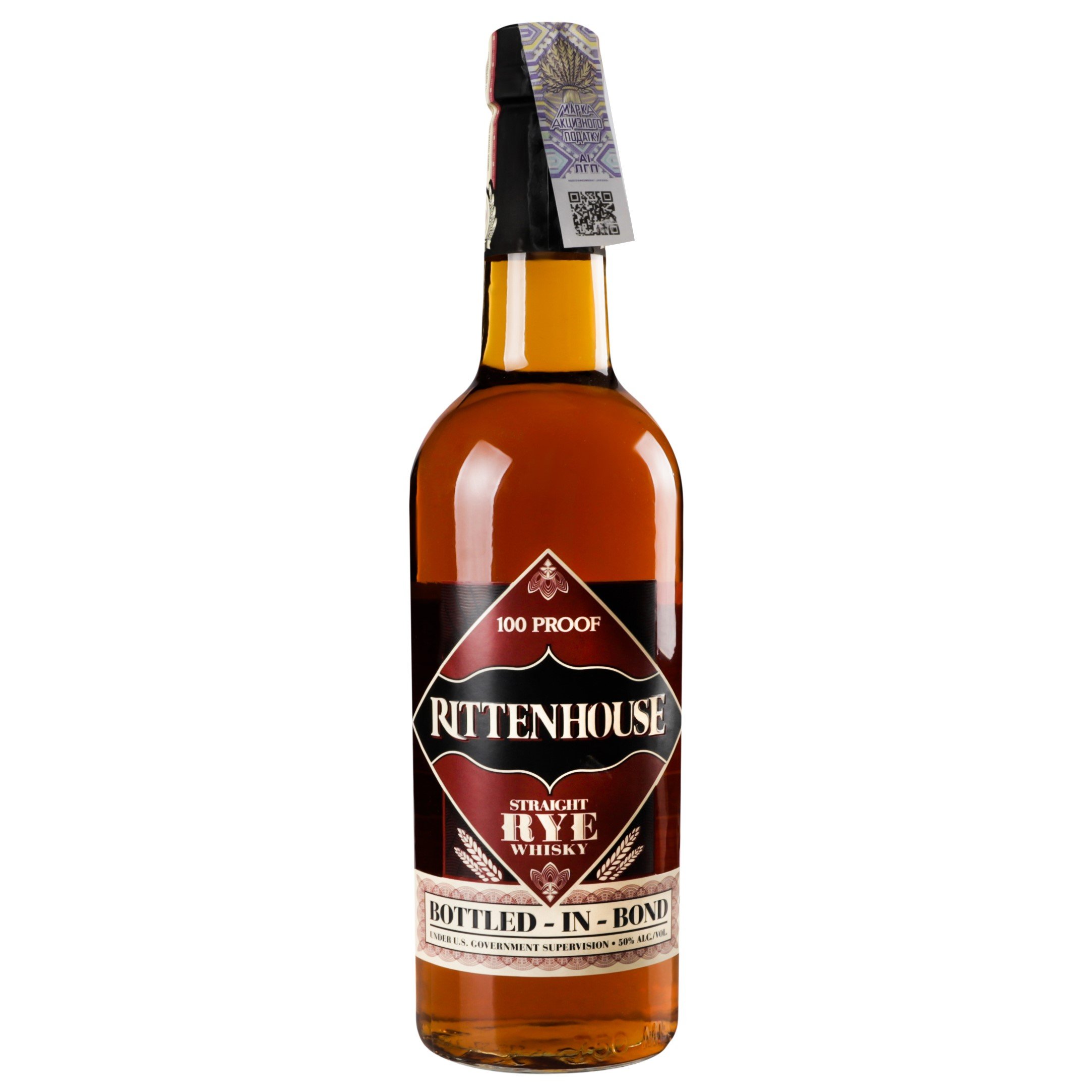 Виски Rittenhouse Rye, 50%, 0,75 л (809809) - фото 1