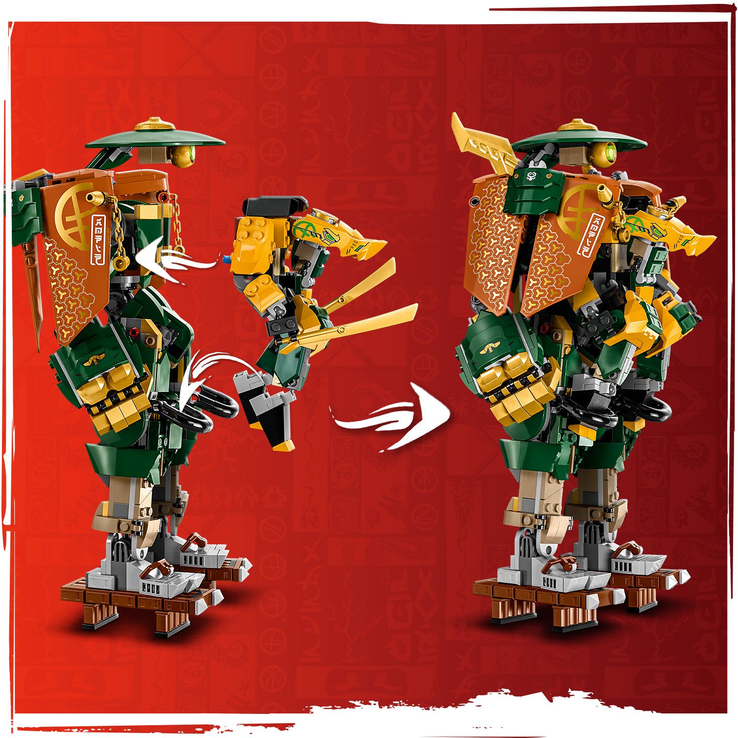 Конструктор LEGO Ninjago Командні роботи ніндзя Ллойда й Арін, 764 деталі (71794) - фото 7