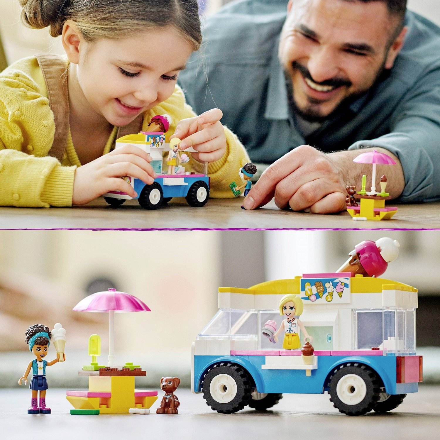 Конструктор LEGO Friends Фургон с мороженым, 84 детали (41715) - фото 6