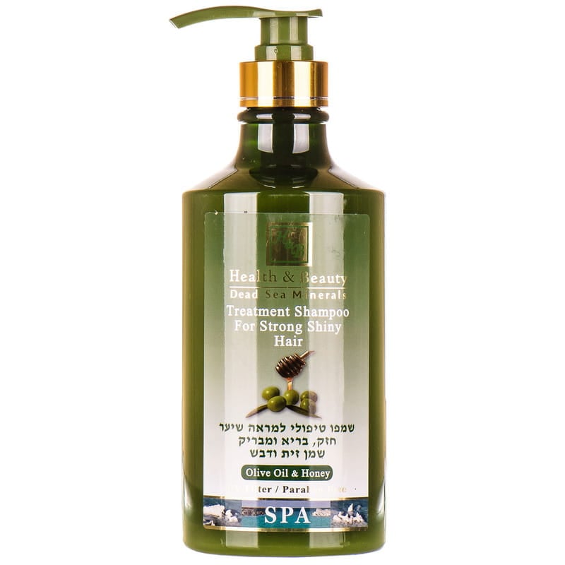 Шампунь Укрепляющий для сухих ломких волос Health&Beauty Treatment Shampoo, с оливковым маслом и медом, 780 мл - фото 1