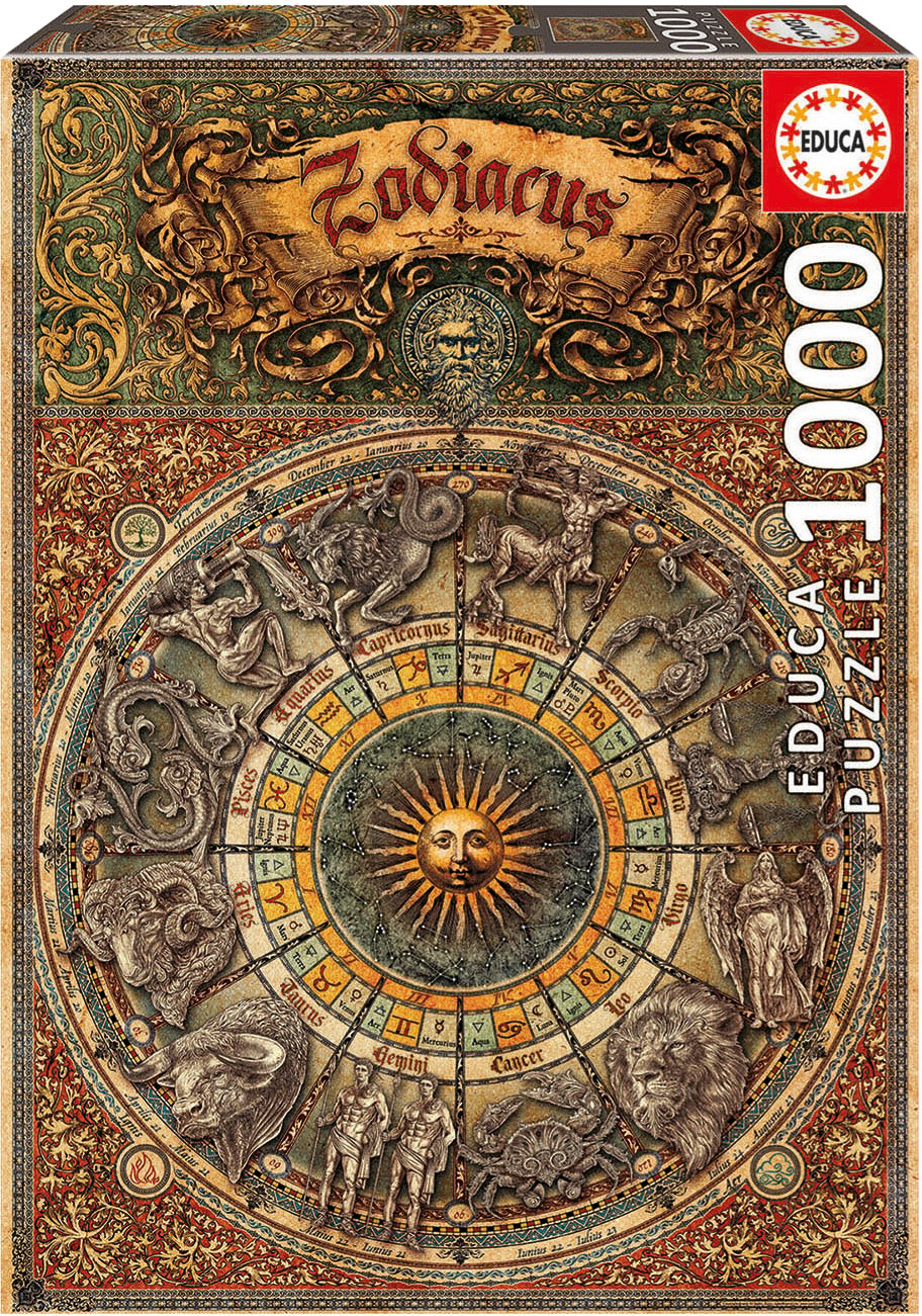 Фото - Пазли й мозаїки Educa Пазл  Зодіак, 1000 елементів  (17996)