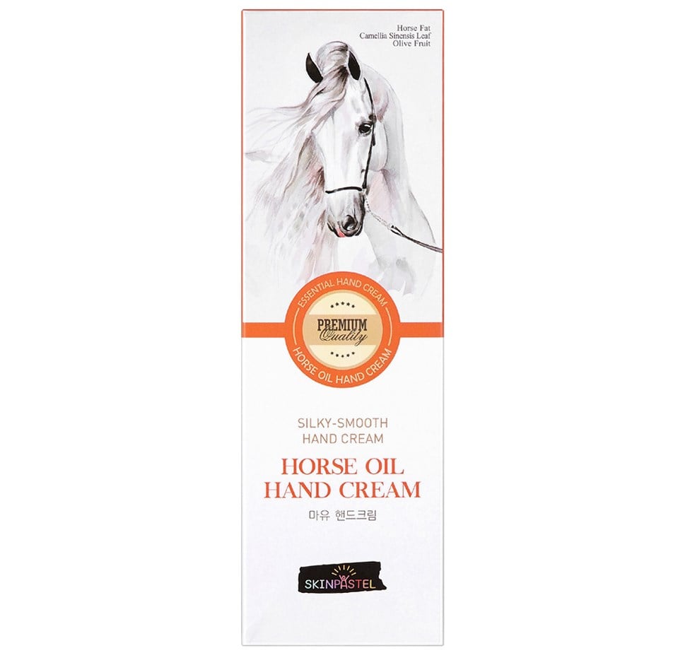 Крем для рук Skinpastel Premium Horse Oil Hand Cream, відновлювальний, 100 мл - фото 3