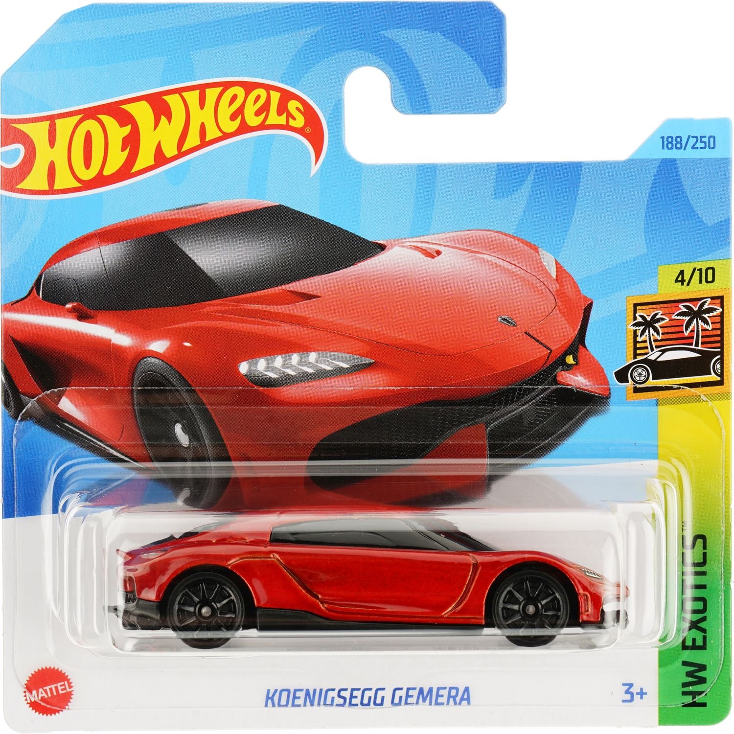 Базова машинка Hot Wheels HW Exotics Koenigsegg Gemera червона (5785) - фото 1