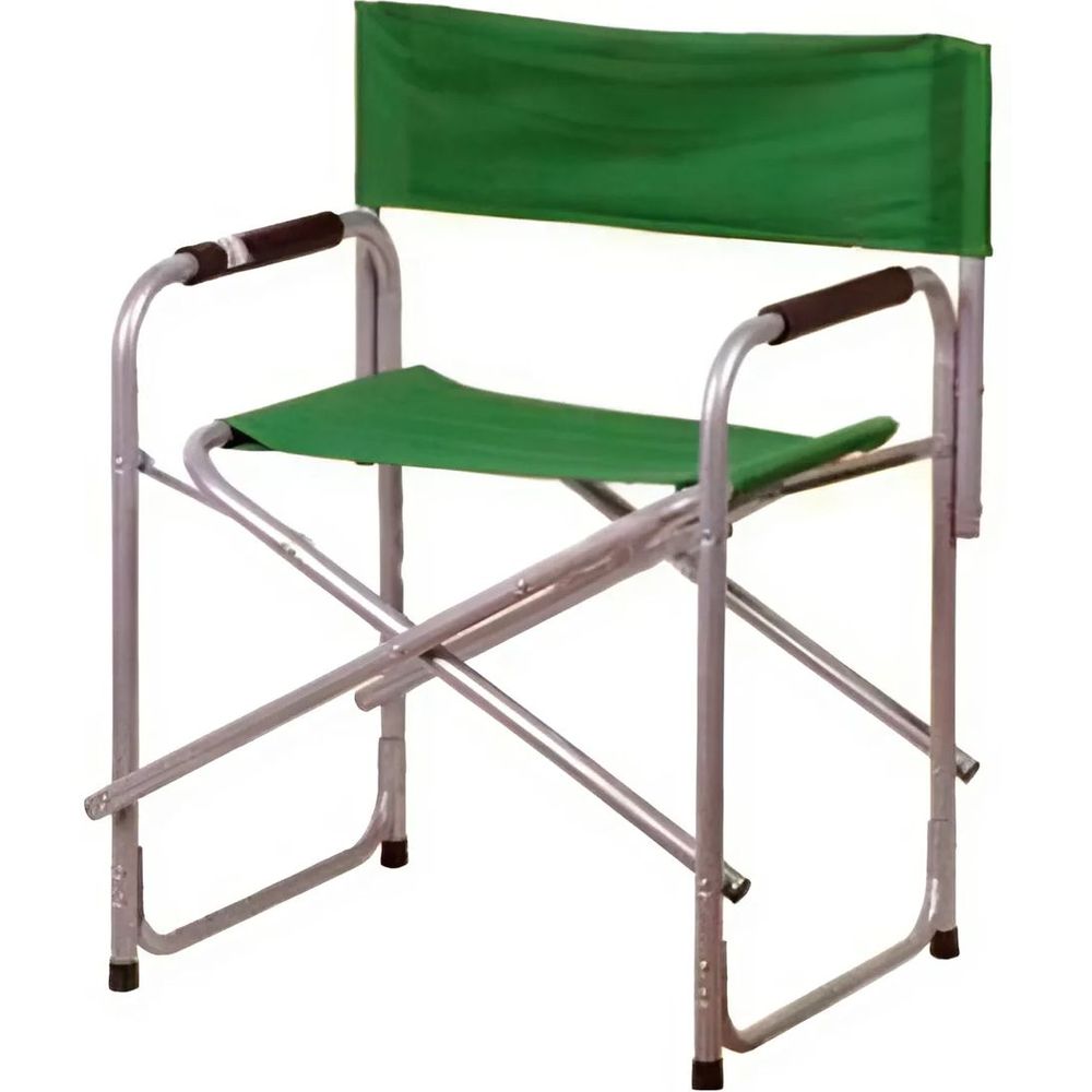 Кресло раскладное Stenson Режиссер зеленое 57x46x77 см (35483) - фото 1