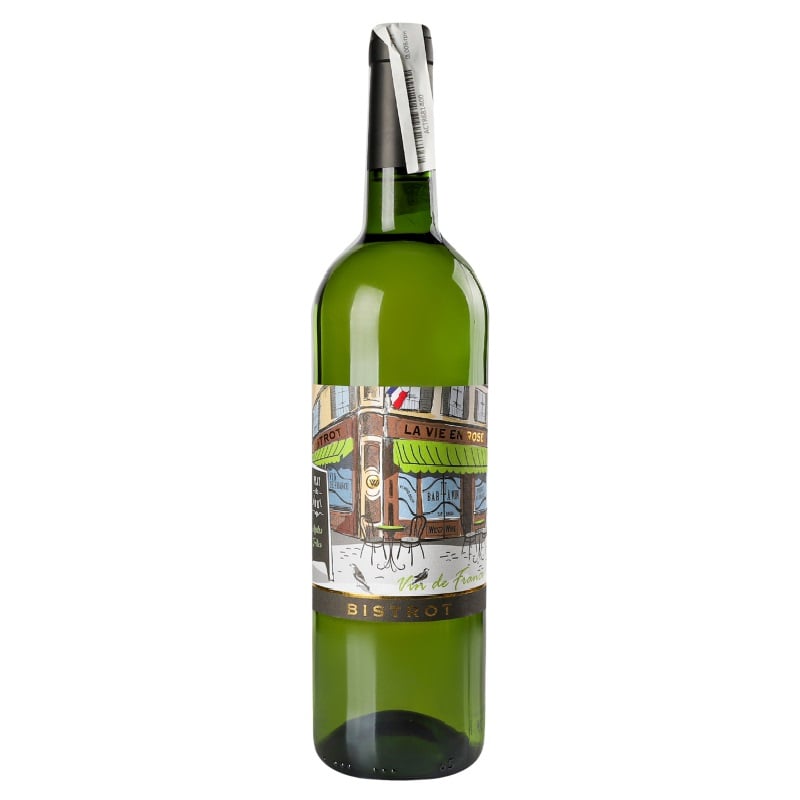 Вино Bistrot Sauvignon Blanc, белое, сухое, 0.75 л - фото 1