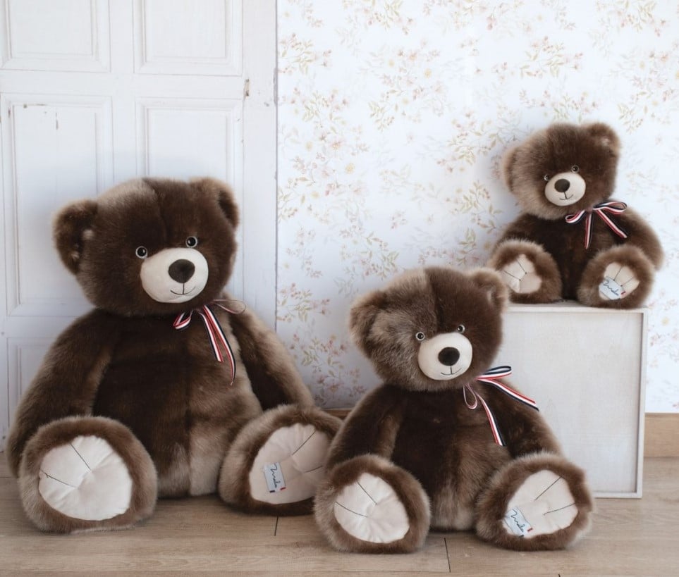 Мягкая игрушка Mailou Французский медведь, 65 см, серо-коричневый (MA0117) - фото 2