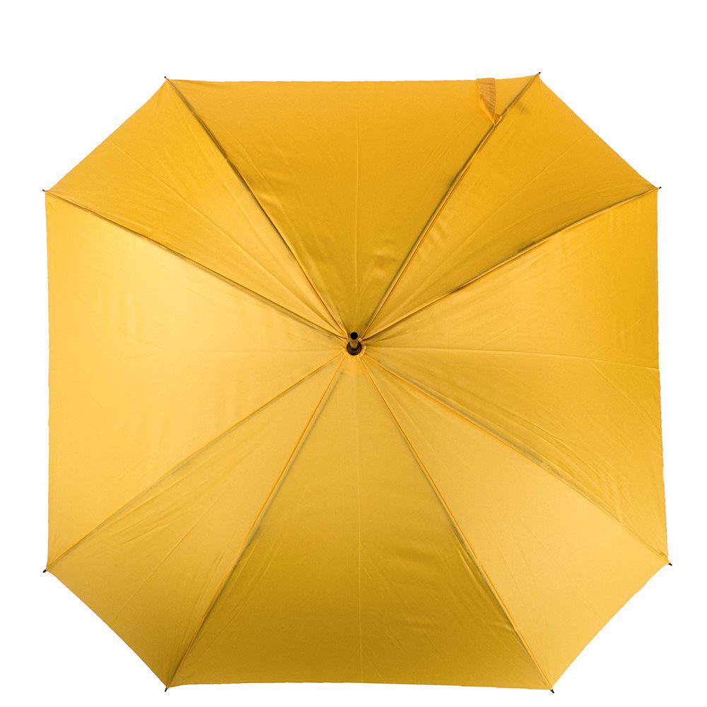 Жіноча парасолька-палиця напівавтомат Fare 106 см жовта - фото 2