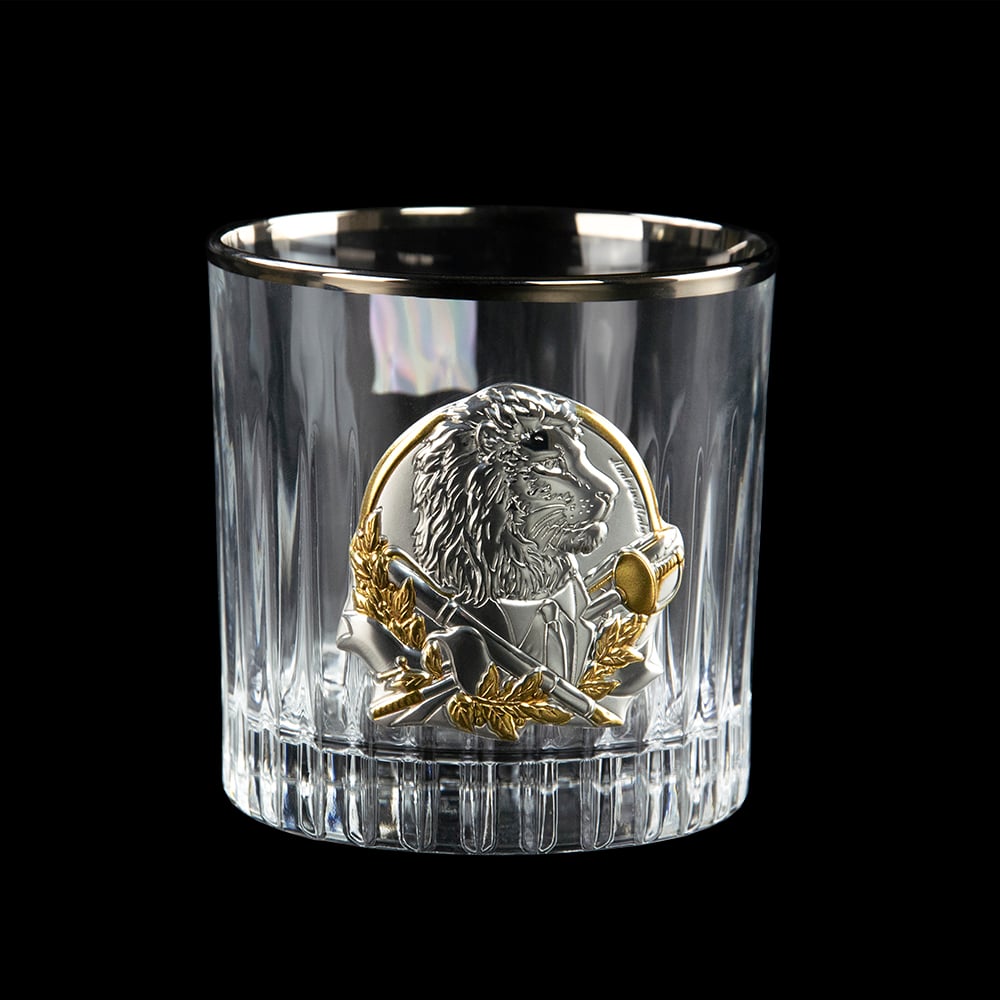 Набір кришталевих склянок Boss Crystal Келихи Лідер Платинум, 310 мл, 6 предметів (BCR6PL) - фото 4