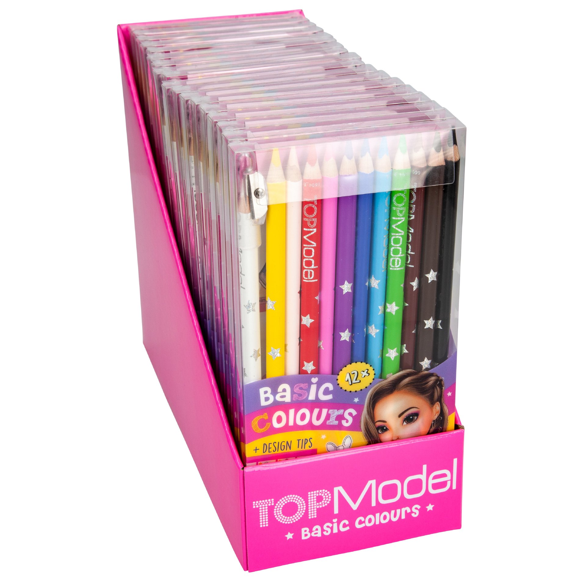 Набір кольорових олівців Motto A/S Top Model, 12 шт. (46694) - фото 2