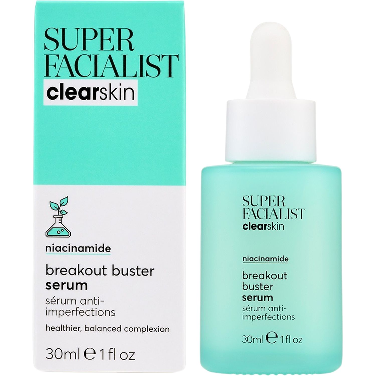 Сироватка для обличчя відновлювальна Super Facialist Clear Skin Breakout Buster Serum 30мл - фото 1